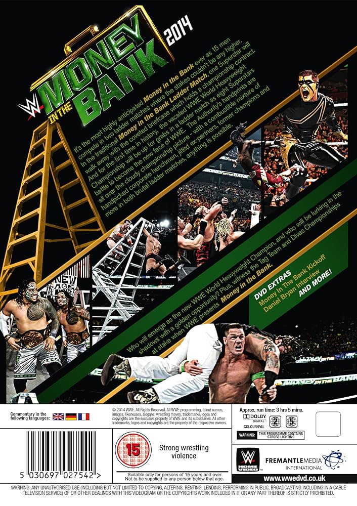WWE マネー・イン・ザ・バンク 2014 [DVD] WWE: Money in the Bank 2014 (DVD, 2014) for sale online | eBay